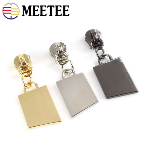 Metal Zipper Gold Slider Bag Shoes Clothing Zipper Head Zip Repair Kit Sewing DIY Garment Accessories KY824