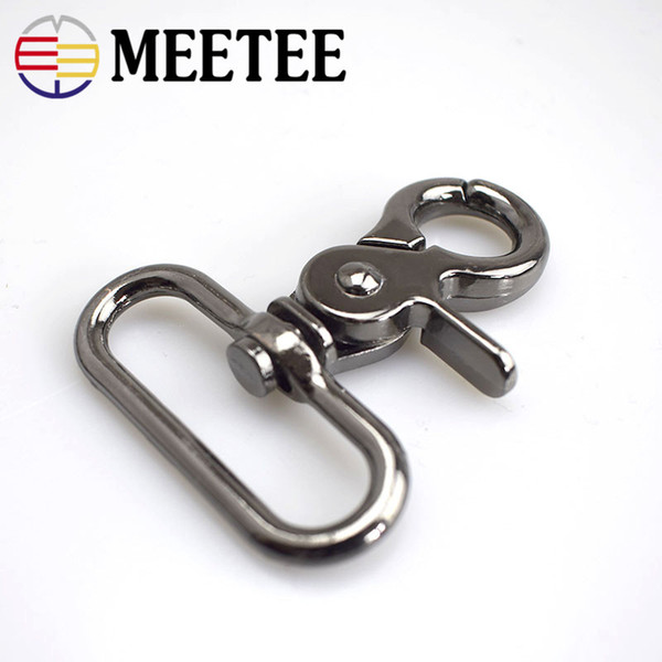 Meetee Metal Clasps Buckle swivel Clip snap Key Ring Dog Clasp Lobster Hook Bag Handbag Purse Replacement Luggage Hardware Accessories