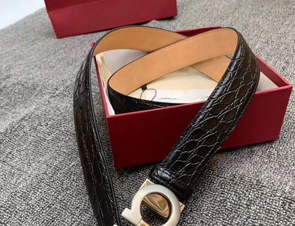 Designer belts men metal buckle belt top fashion brand mens leather belts wholesale women Designer belt Luggage strap