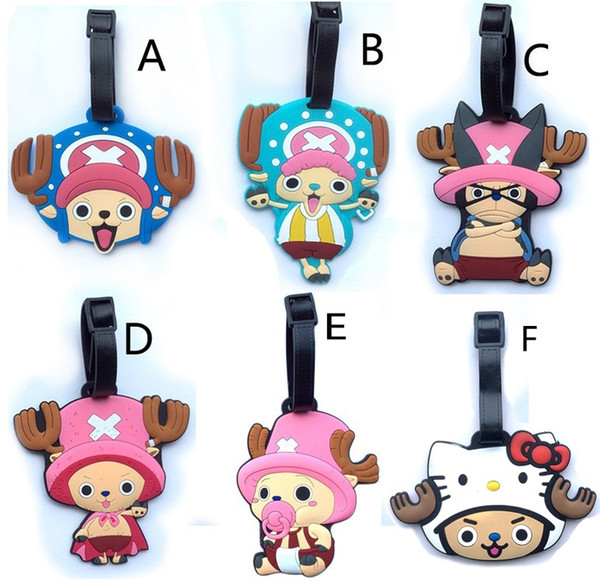 Cartoon Animal Flamingo Luggage Tag Card Hard Tag ID Address Holder Baggage Boarding Tag Label Travel Accessories