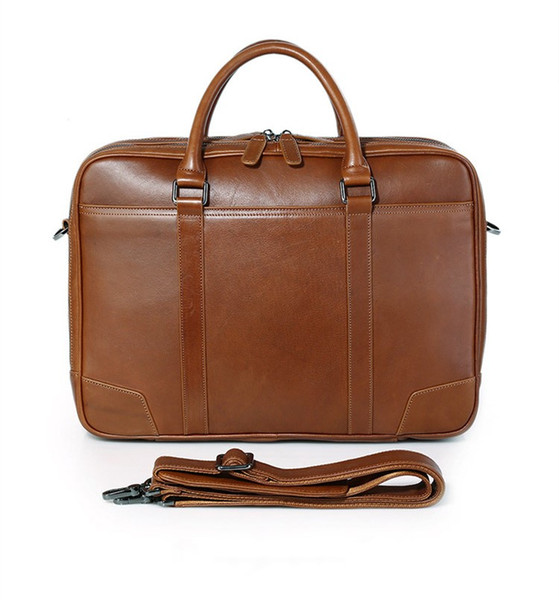 Fashion Genuine Leather Bags for Men Business Briefcase Portfolio Men Handbags Man Crossbody Bag 15