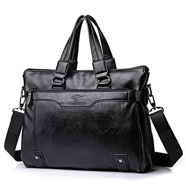 2019 fashion hot sale designer men's shoulder bag Tote Bag Men's Leather Cross-section Large Capacity Business Briefcase Messenger Bag