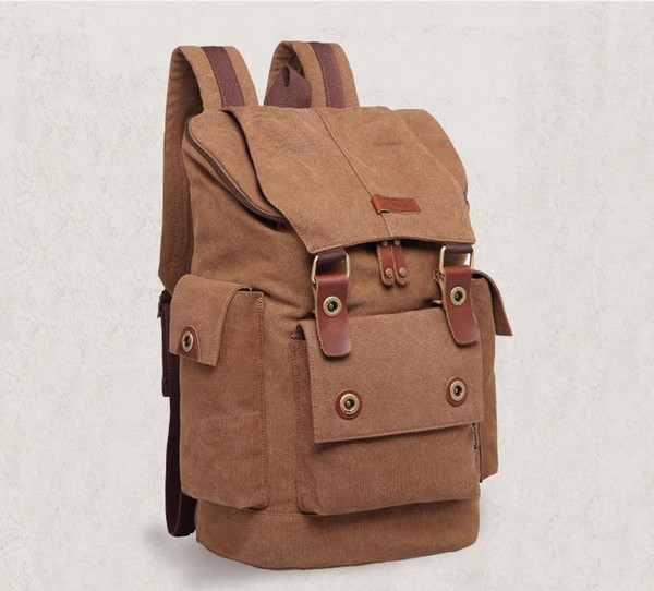 Hot Sell Outdoors Mens Retro Wholesale Retail canvas Shoulder Bags Leisure Messenger Bag Computer leather Male bag Factory direct sales