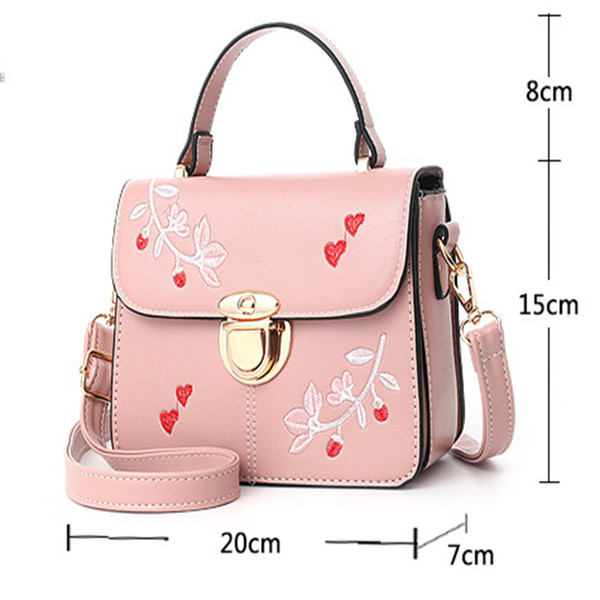 2019 Women Briefcase European PU Leather Crossbody Messenger Lady Satchel Purse Cross Body Tote Women Handbag