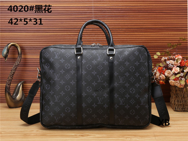 2019 new men briefcase luxury business package hot sale laptop bag leather messenger package clutch handbag OL Business file storag women