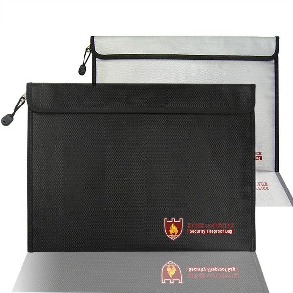 Fireproof Fire Resistant Document Bag Envelope Pouch For Passport Money Files Bags Briefcases