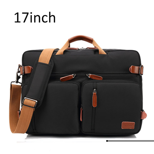 17 Inch Convertible Briefcase Men Business Handbag Messenger Bag Casual Laptop Multifunctional Travel Bags For Male Big XA161ZC