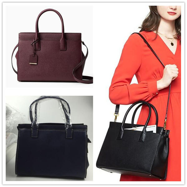 Wholesale New York Style Women Men Briefcases Leather Handbags Shoulder Bags Totes Brand Women Cheap Briefcases Clear Unisex Work Hand Bags