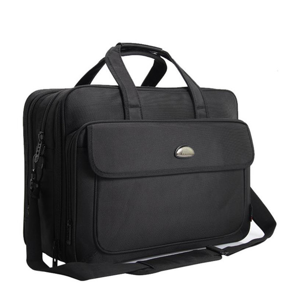 Hot Sale Large Volume Quakeproof Shoulder Bag Oxford Briefcase Black Notebook Bags Portable Tools Packs Free Shipping Wholesale