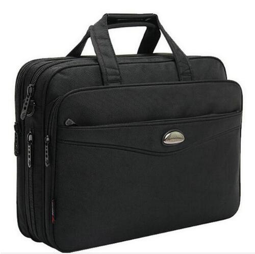 Black Oxford Cloth Business Men Briefcase Large Capacity Portable Document And Laptop Briefcase For Men Bags