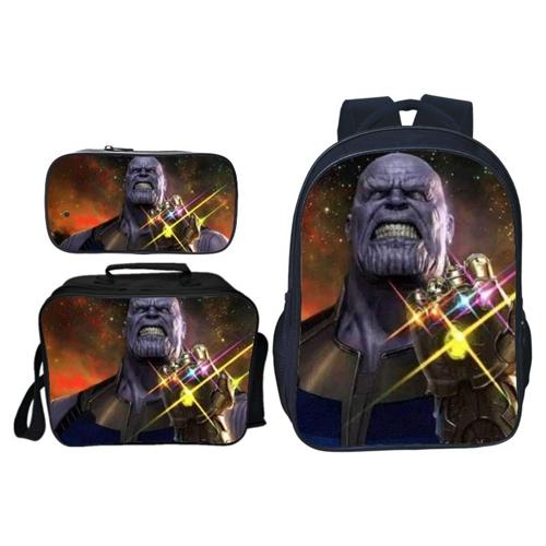 Three-piece suit League of legends school bag duffle bag backpack student Leisure outdoor travel backpack luggage large capacity schoolbag