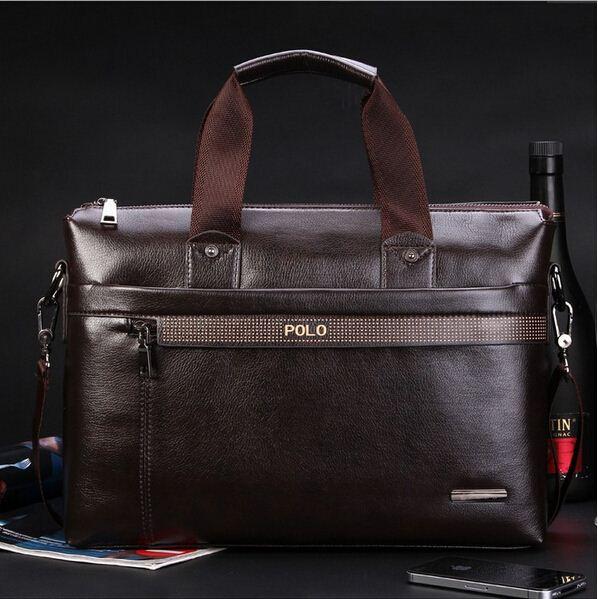 New Fashion Men's Briefcase PU Leather Business Shoulder Bags Quality Stylish Brand Handbags Brand Tote Bag for Man XB114