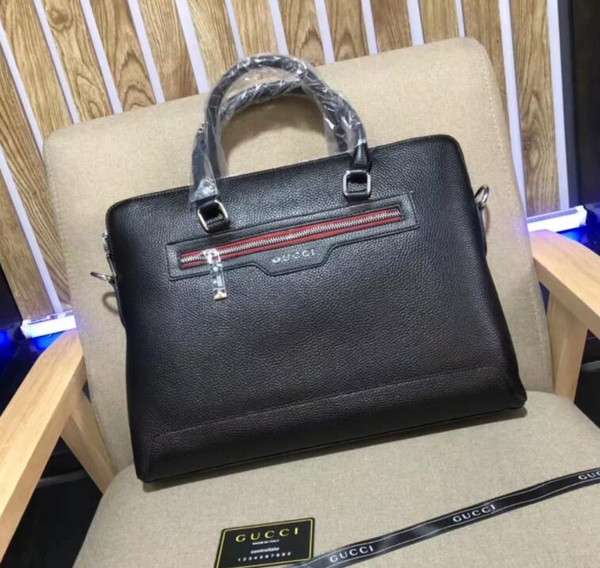 Man's Briefcase Handbag High Quality Handbag Shoulder Bag File Bag