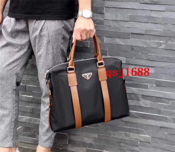 Brand Men Casual Briefcase Business Shoulder Leather Messenger Bags Computer Laptop Handbag Men Travel Bags handbags