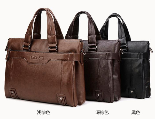 2019 new Men's bag handbag computer bag briefcase shoulder bag 15036