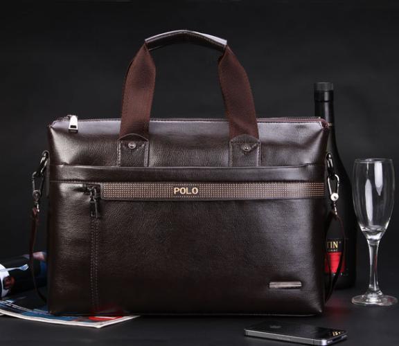 Wholesale 2018 New Men's Shoulder Bag Business Messenger Bag Casual Laptop Bag 61330