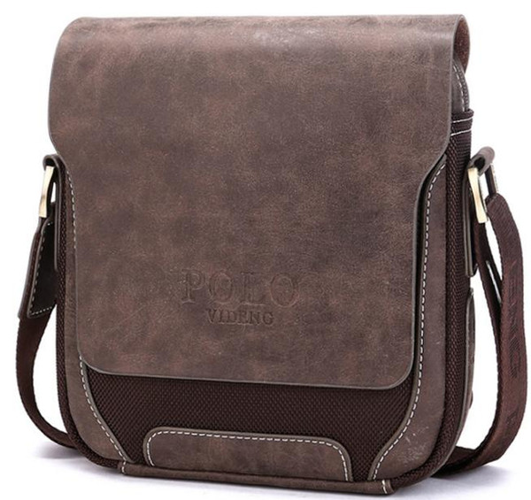 Wholesale Men's bag backpack frosted leather shoulder diagonal package 3015