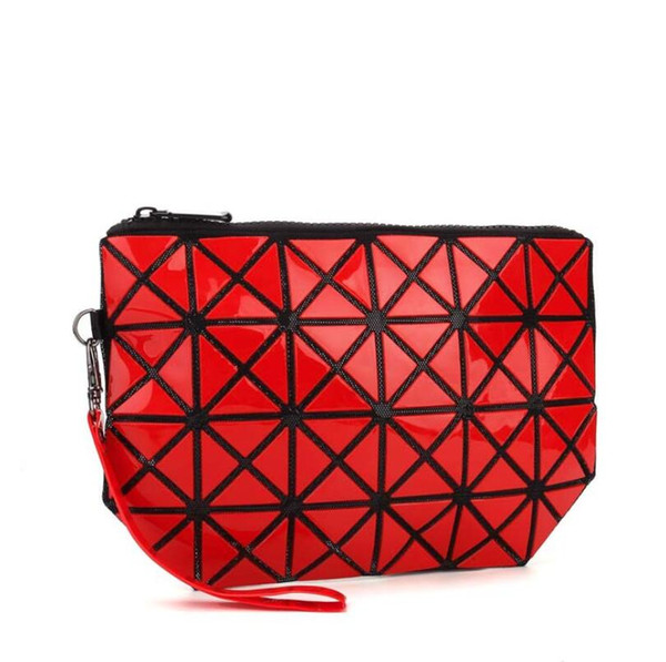 Fashion Women Make Up Bag Geometric Casual Cosmetic Bag Cases Travel Organizer Makeup Case Toiletry Kit Beauty Bags