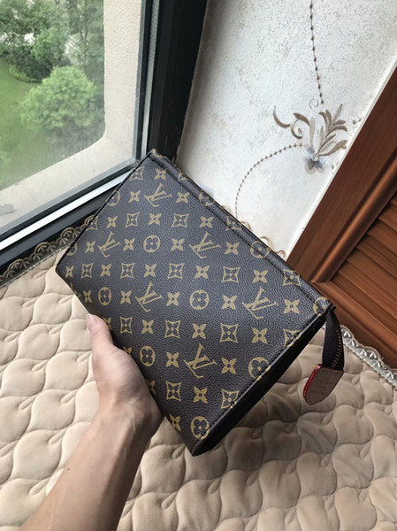 Hag / presby / rectangular handbag female travel cosmetic bag new designer high quality men's wash bag brand name cosmetic bag