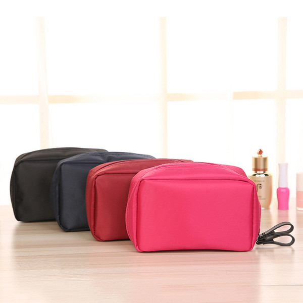 new women portable simplicity multifunctional zipper punch bag portable cosmetic bag shell waterproof make up bag YRR-12