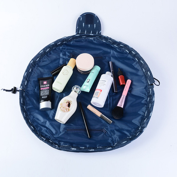 Women Drawstring Cosmetic Bag Fashion Travel Makeup Bag Organizer Make Up Case Storage Pouch Toiletry Beauty Kit Box Wash Bag