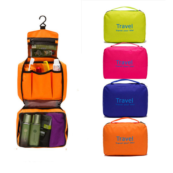 Travel Large Lady Letter Wash Bag Waterproof Multi-function Outdoor Storage Cosmetic Bag