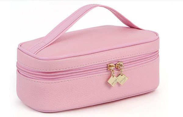 2018 pink delicate women's jewelry bag cosmetic storage bag