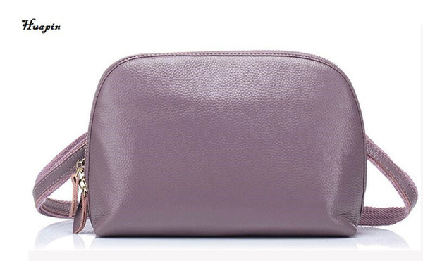 2017 autumn huapin solid color shoulder bag