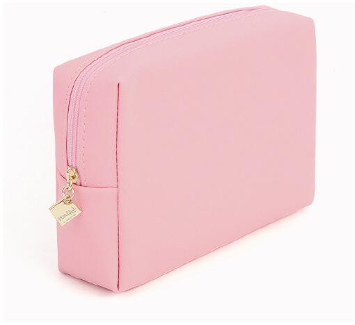 2018PU pink jewelry storage cosmetic bag jewelry storage bags