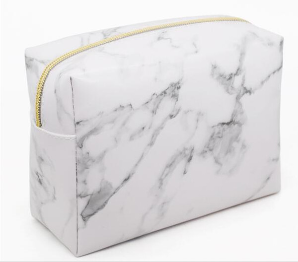 HUAPIN2018 new marble pattern tassel cosmetic bag large capacity cosmetic storage bag