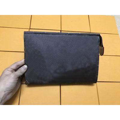 New Travel Toiletry Pouch 26 cm Protection Makeup Clutch Women Genuine Leather Waterproof 20 cm Cosmetic Bags For Women
