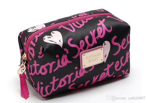 Large size 20*11.5*10.5 secrt print large capacity makeup bag cosmetic bags for travel storage organizer and toiletry bag 5 colors KBR