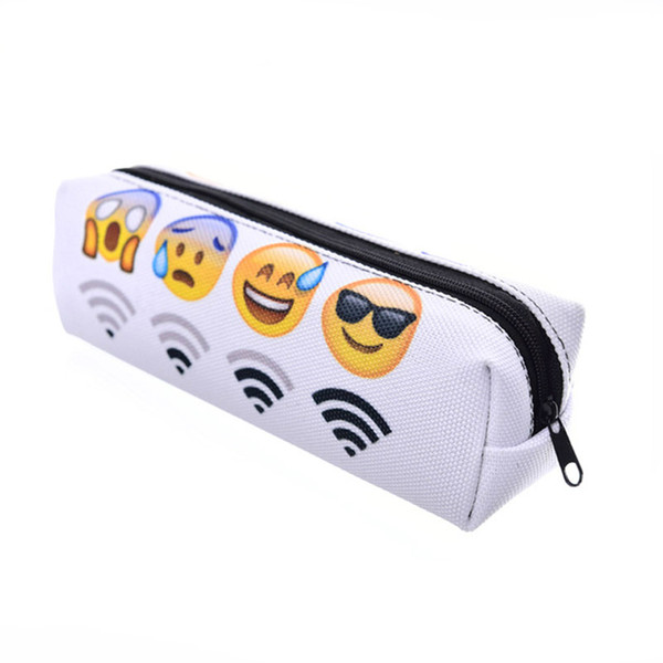 7 Style Emoji 3D Printing Cosmetic Bag 2018 Fashion Women Makeup Bags Toiletry Bag Pencil Necessaire Trousse De Maquillage Makyaj BD803