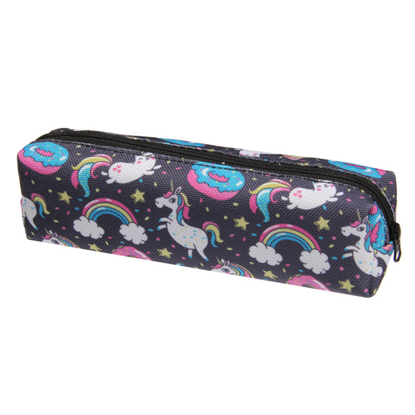 3D Print Makeup Bag 2018 The New Women Unicorn Cosmetic Bag Stationery Pouch Kids School Pencil Bag