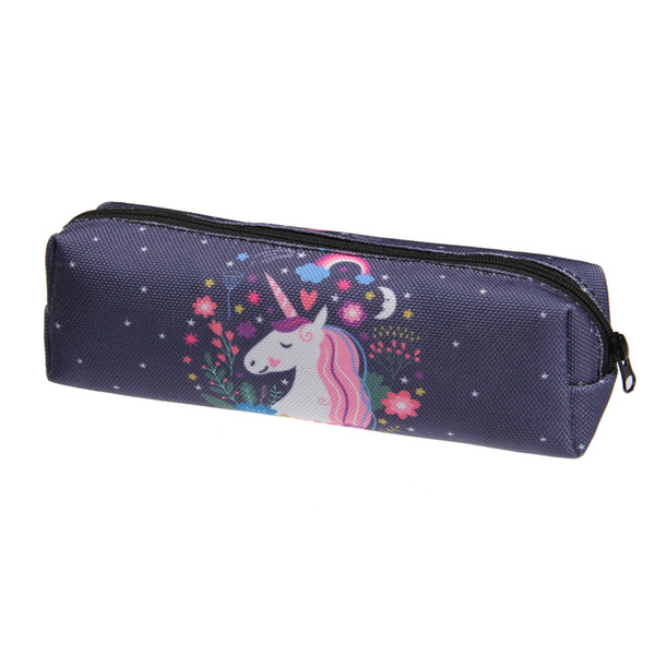 3D Print Cosmetic Bag New Women Unicorn Makeup Bag Stationery Pouch Kids School Pencil Bag