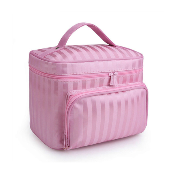 High Capacity Portable Cosmetic Bags Travel Wash Bag with A Mirror Women's Makeup Tools Organizer Case Accessories Supply