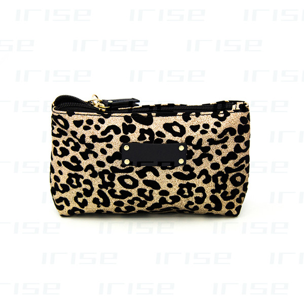 Fashion new brand leopard cosmetic case luxury makeup organizer bag beauty toiletry wash bag clutch purse tote vanity pouch boutique gift