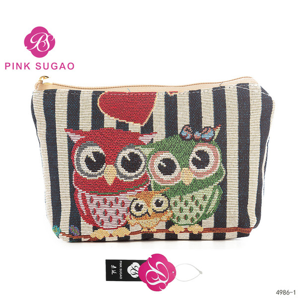 Pink sugao makeup bag cosmetic bags 2022new style print large capacity travel organizer toiletry bag high quality makeup bags for girl