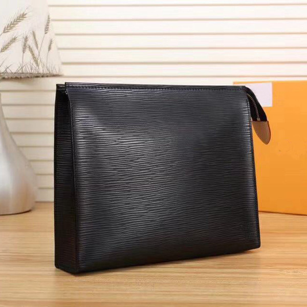 Newest Wholesale designer cosmetic bag women big travel organizer storage wash bag leather make up bag men purse Cosmetic case