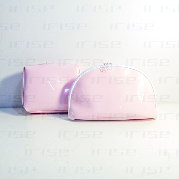 Fashion brand 2pcs/set cosmetic case luxury makeup organizer bag beauty toiletry pouch pink clutch purse tote boutique VIP gift wholesale