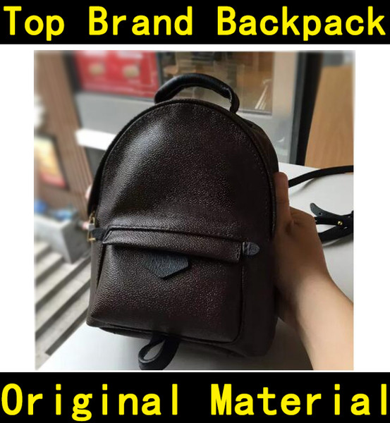 Designer backpack high quality flower printing Luxury Famous Brands genuine leather Handbags kids children backpacks school bag 41560 41561