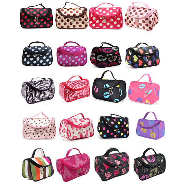 Discount Hot Sale 20 Colors Cheap Zipper Makeup Clutch Women's Travel Cosmetic Bag DHL Free Shipping Wholesale