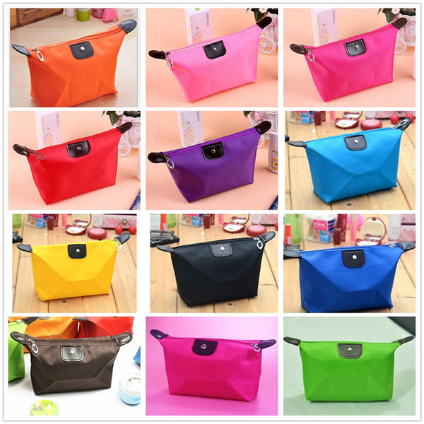 Candy Color Travel Makeup Bags Women's Lady Cosmetic Bag Pouch Clutch Handbag Hanging Jewelry Casual Purse Free DHL