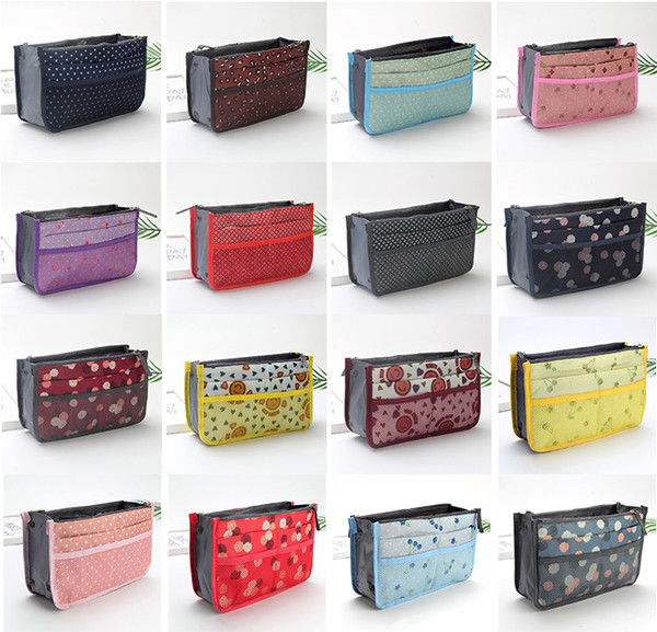 16styles Cosmetic Makeup Bags toiletry pouch Tidy Travel Storage Bags Sundry Handbag Phone Bags Pouch women Wallets FFA1760