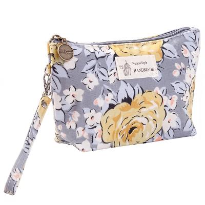 2019 New arrival Lady Printing Small Portable Cosmetic Bag with Zipper Waterproof cloth cosmetics receipt bag B1001