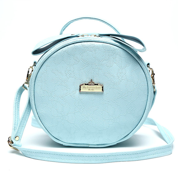 New Cosmetic Bag Round Mini Women Makeup bag Travel Portable Handbag Crossbody Bags Multi-function cosmetic bag