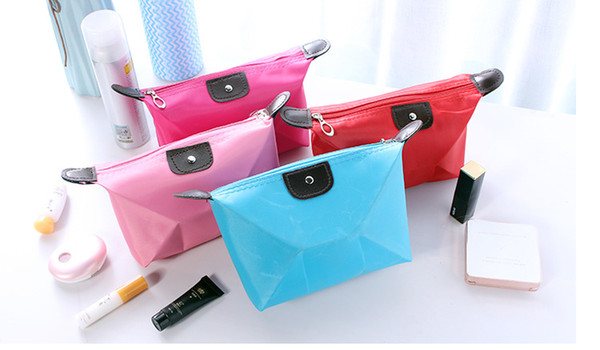 10 Colors High Quality Lady MakeUp Pouch Cosmetic Make Up Bag Clutch Hanging Toiletries Travel Kit Jewelry Organizer Casual Purse