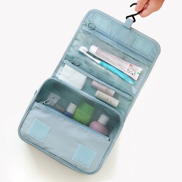 High quality female external multi-functional suspension waterproof cosmetic bag ladies' portable travel bag