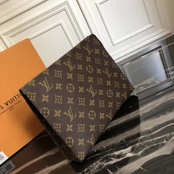Hag / old flower / rectangular handbag women travel makeup bag new designer high quality men wash bag famous brand cosmetic bags