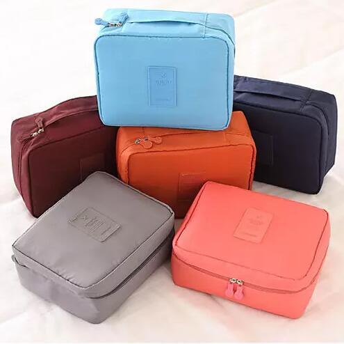 2017 New Fashion Gena travel Make Up Cosmetic Storage Zipper Bag Case Women Men Makeup Bag Toiletries Travel Kit Jewelry Organizer Handbag